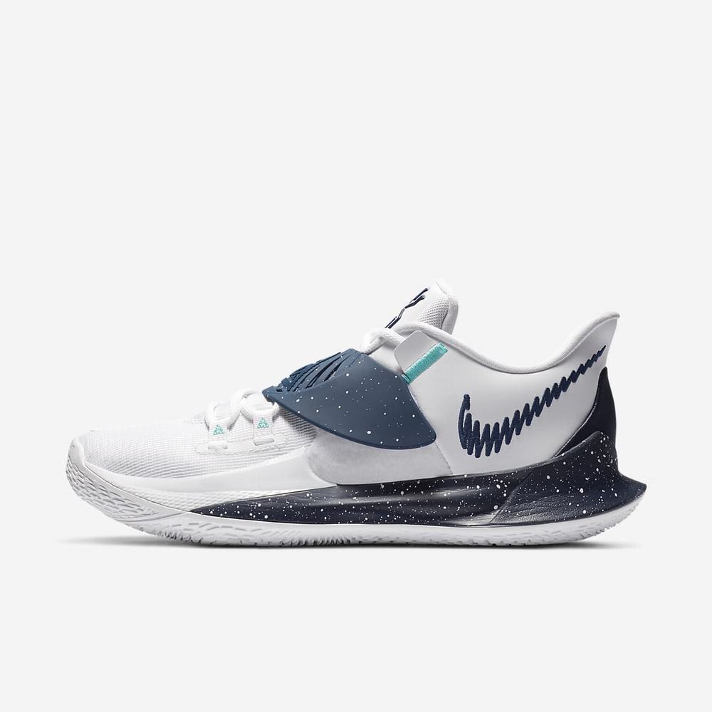 Chaussure De Basket Nike Kyrie Low 3 (Team) Blanche 8237-451 White/Midnight Navy/Midnight Navy Femme | RAJ-56740426